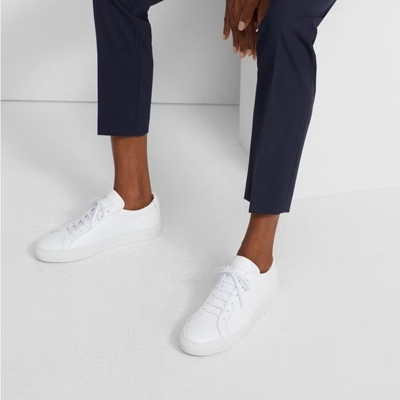 Common Projects achille white leather sneakers size 39 8.5 luxury comfort - Picture 15 of 15